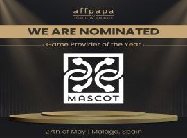Mascot Gaming Nominated for Game Provider of the Year at AffPapa iGaming Awards